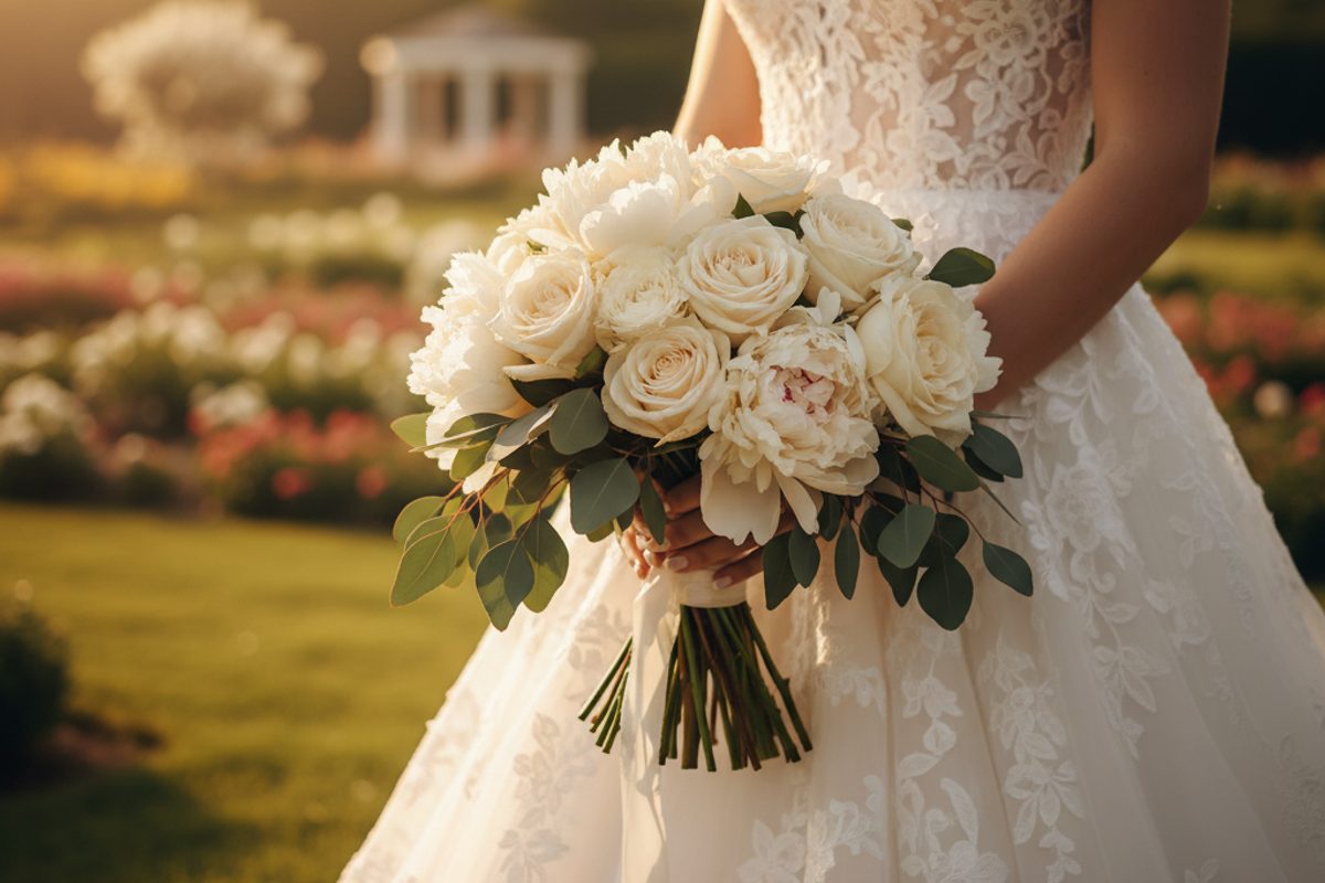 Beautiful wedding couple